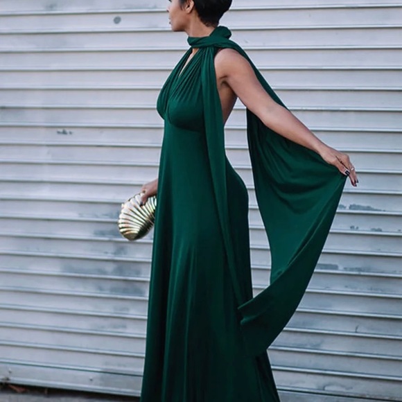 Lulu’s Tricks of The Trade Green Maxi Dress - Picture 15 of 16
